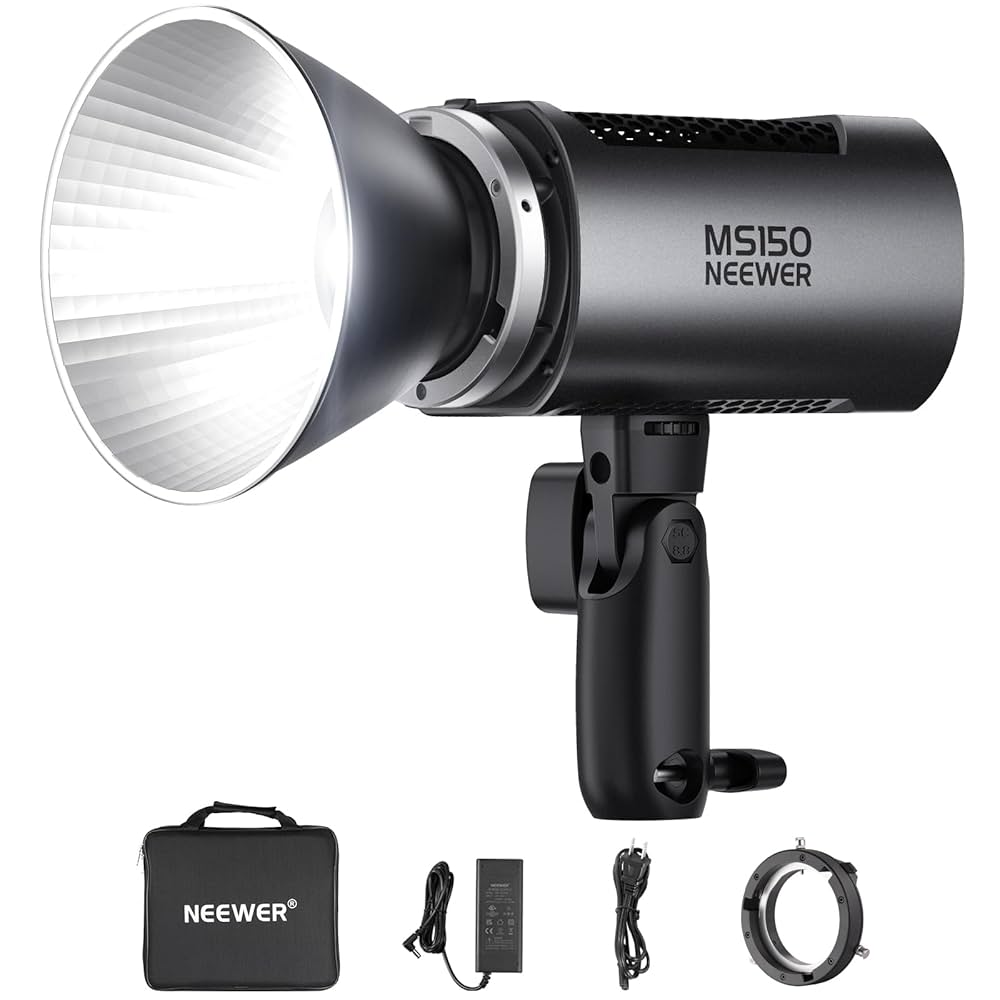 Amazon.co.jp: NEEWER MS150 スタジオライト LEDビデオライト